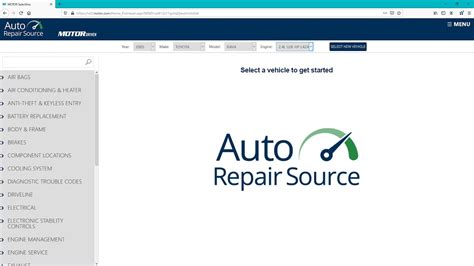 free auto repair database.